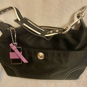 Authentic Black Coach Bag.